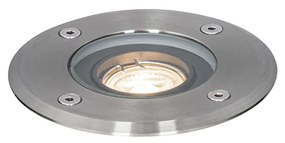 Модерен външен прожектор за земя стомана 35 мм регулируем IP65 - Delux