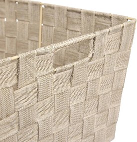 Кош за съхранение 5five Lise, Скосен, 38x26x18 cm - Зелен