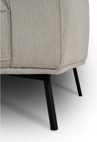 Сиво-бежов шенилов ъглов диван (ляв ъгъл/L форма) Amsterdam – Scandic