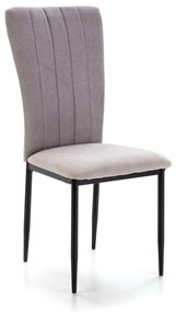 Светлосиви трапезни столове в комплект от 4 бр. Holly – Marckeric