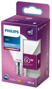 LED крушка Philips E14 6,5 W 806 lm (Ø 4,5 x 8 cm) (6500 K)