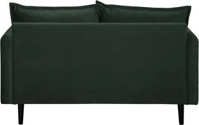 Тъмнозелен кадифен диван 138 cm Juli – Ropez