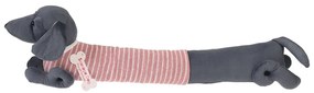 Розово-сиво уплътнение за врата 17x76 cm Sausage Dog – Rex London