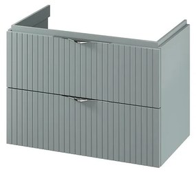 Cersanit S1017-001 - Висящ шкаф за баня под умивалник TIRSO 80x45 cm в ментов цвят