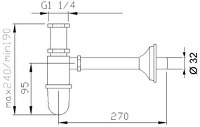Сифон Retro – Sapho