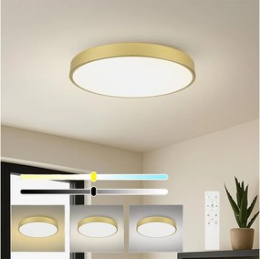 Brilagi - LED димируемо осветително тяло POOL SMART LED/100W/230V 80 см златно Wi-Fi Tuya+ДУ