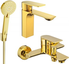 Mexen Alexa R40 комплект за вана, златист - 71203R40-50