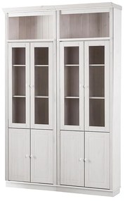 Бяла витрина от масивен бор 148x223 cm Anita – Støraa