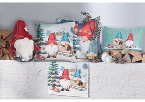 XMAS 3D SANTA FAIRYTALE КОЛЕДНА ДЕКО ВЪЗГЛАВНИЦА 45/45CM