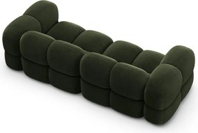 Зелен кадифен диван 250 cm Loretto – Cosmopolitan Design