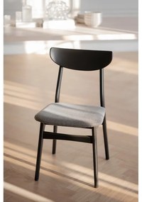 Черни трапезни столове в комплект от 2 броя Rodham - Rowico