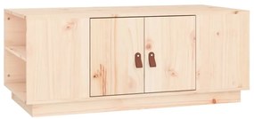 818255 vidaXL Кафе маса, 100x50x41 см, борово дърво масив