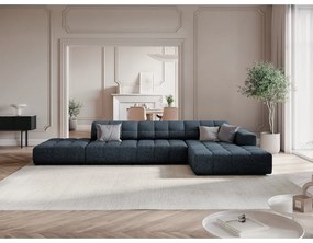 Син ъглов диван (десен ъгъл) Chicago - Cosmopolitan Design