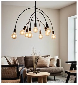 Черно висящо таванно осветително тяло, ширина 94,5 cm Lavello - Markslöjd