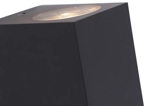 Смарт стенна лампа сива, изработена от пластмаса, вкл. 2 Wifi GU10 - Baleno