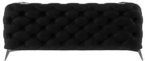 Черен кадифен диван 185 cm Chelsea – Ropez