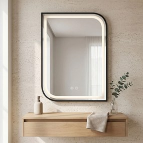 Огледало LED ZONE 80X60  BLACK