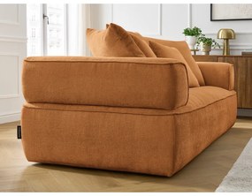 Шенилов диван в цвят горчица 237 cm Whesley – Bobochic Paris