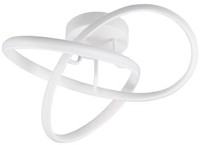 Бяла LED светлина за таван Meo - Trio