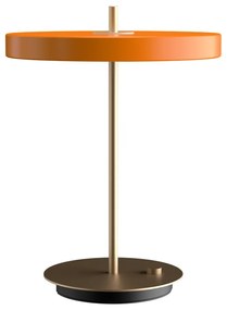 Оранжева LED затъмняваща се настолна лампа с метален абажур (височина 41,5 cm) Asteria Table – UMAGE