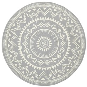 Сив килим Celebration , ⌀ 140 cm Valencia - Hanse Home