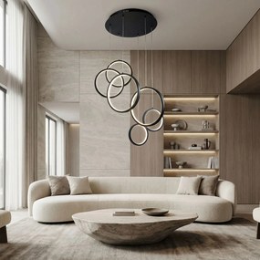 ВИСЯЩА ТАВАННА ЛАМПА APP1921-CP BLACK