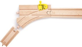 Hape - Игрален комплект Железопътни механични коловози, 2 броя