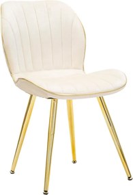 Кремави трапезни столове в комплект 2 бр. Paris – Mauro Ferretti