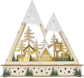 LED Коледна декорация LED/0,6W/2xAA коледен пейзаж