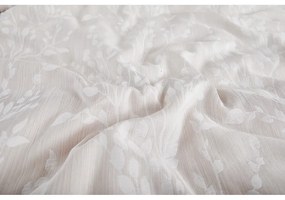 Бежово единично спално бельо от жакард 140x200 cm Boston – My House