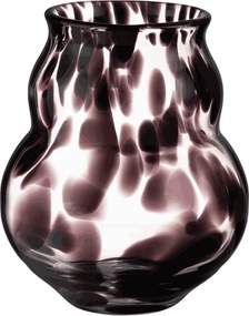 Тъмнокафява стъклена ръчна изработка ваза (височина 22 cm) Dam – noo.ma