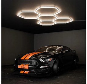 LED таванно осветително тяло LED/192W/85-265V 4000K 298x209 cm CRI 90 IP54 бяло