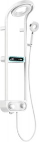 Mexen Peak стенен душ комплект с дъждовна глава и батерии, LED дисплей, бял - 78106-20