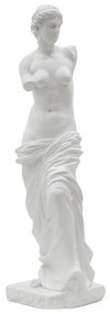Бяла декоративна фигурка Statua Woman - Mauro Ferretti