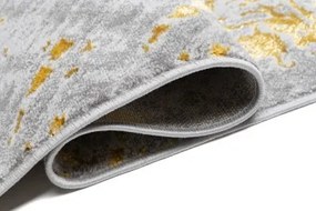 Модерен сиво-златист килим за интериора Ширина: 120 см | Дължина: 170 см