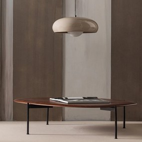 Масичка за кафе в тъмно естествен цвят 97x121 cm Kota – WOOOD