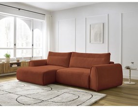 Оранжев ъглов диван Aden – Bobochic Paris