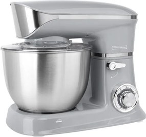 Кухненски робот 3в1 Royalty Line RL-PKM1900.7BG, 1900W, 6.5 литра, Блендер, Миксер, Месомелачка, Сребрист