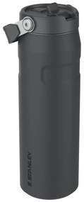 Черен термос от неръждаема стомана 700 ml IceFlow™ Flip Straw 2.0 Tumbler Black – Stanley