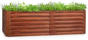 Blumfeldt Rust Grow, повдигната градинска леха, поцинкована стоманена повърхност, ръждив цвят