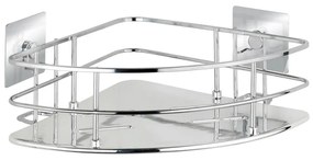 WENKO 23856800-Поличка TURBO-LOC QUADRO ED. 27,5x19,3 cm неръждаема стомана/лъскав хром