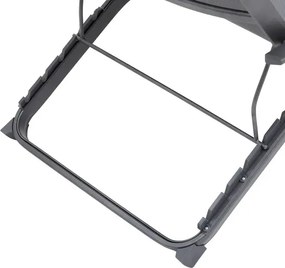 Сгъваем шезлонг Hesperide Bayamo, Алуминий - Лен/Глина