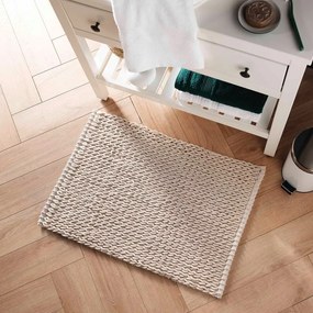 Бежов килим за баня 50x80 cm Isalis – douceur d'intérieur