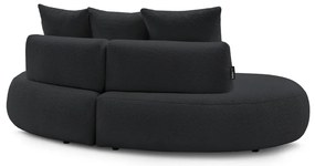 Диван от тъмносив плат букле 260 cm Saint-Germain - Bobochic Paris