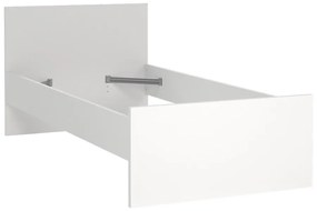 Бяло единично легло 90x190 cm Naia – Tvilum