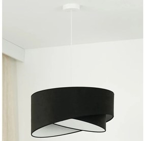 Brilagi - LED Пендел LYRA 1xE27/15W/230V черен/бял