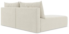 Кремав разтегателен ъглов диван с място за съхранение (ляв ъгъл) Kalena – Makamii