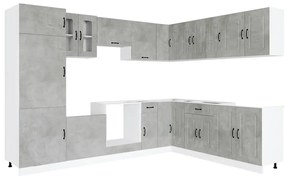 3314975 vidaXL Комплект кухненски шкафове от 14 части Kalmar, инженерно дърво