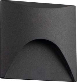 Kanlux 39140 - LED стълбищно осветително тяло EXIN LED/2,5W/230V 4000K IP65 антрацитно, квадратно