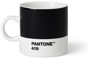 Черна керамична чаша за еспресо 120 ml Espresso Black 419 - Pantone